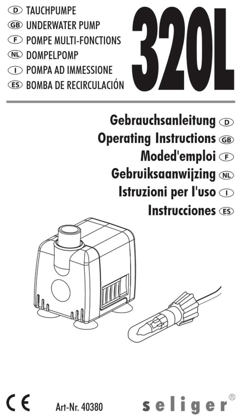 Seliger 320L operating instructions