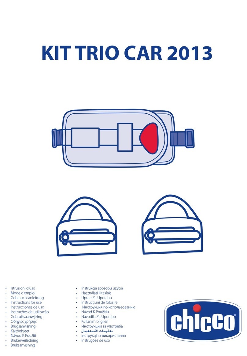 Chicco KIT TRIO CAR 2013 Instructions for use Chicco KIT TRIO CAR 2013 Instructions for use