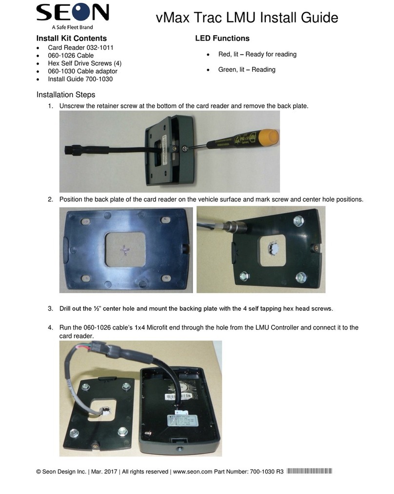 Safe Fleet Seon vMax Trac install guide