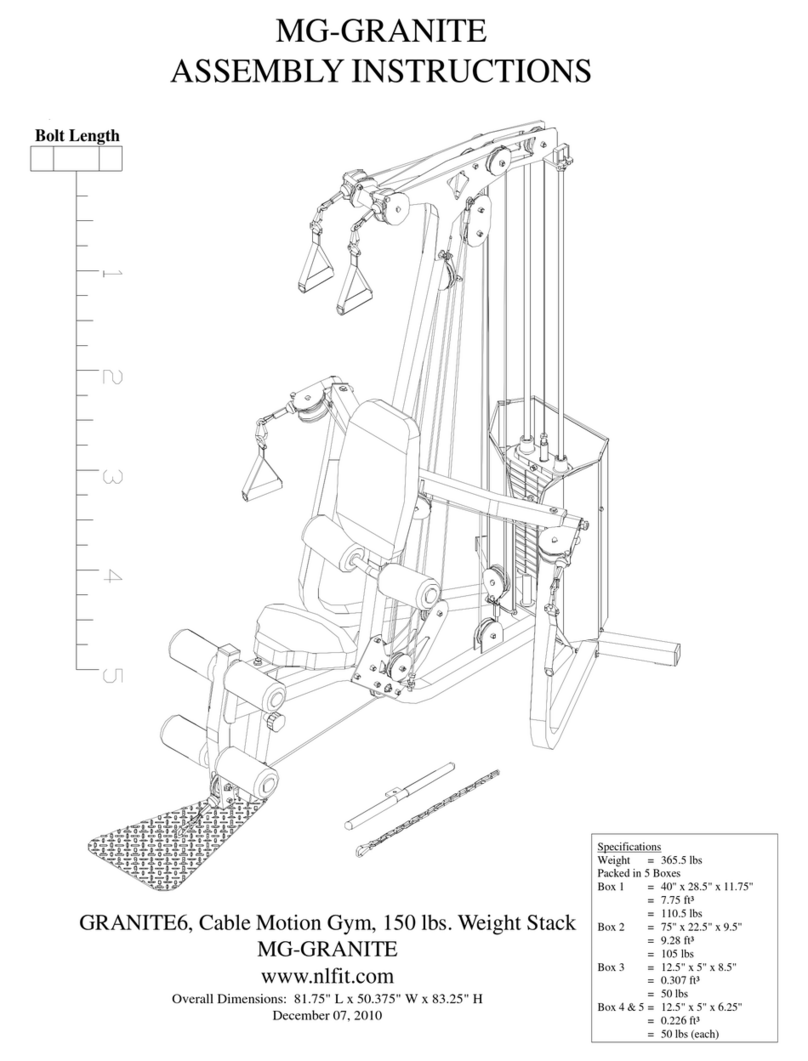 NL MG-GRANITE GRANITE6 Assembly instructions