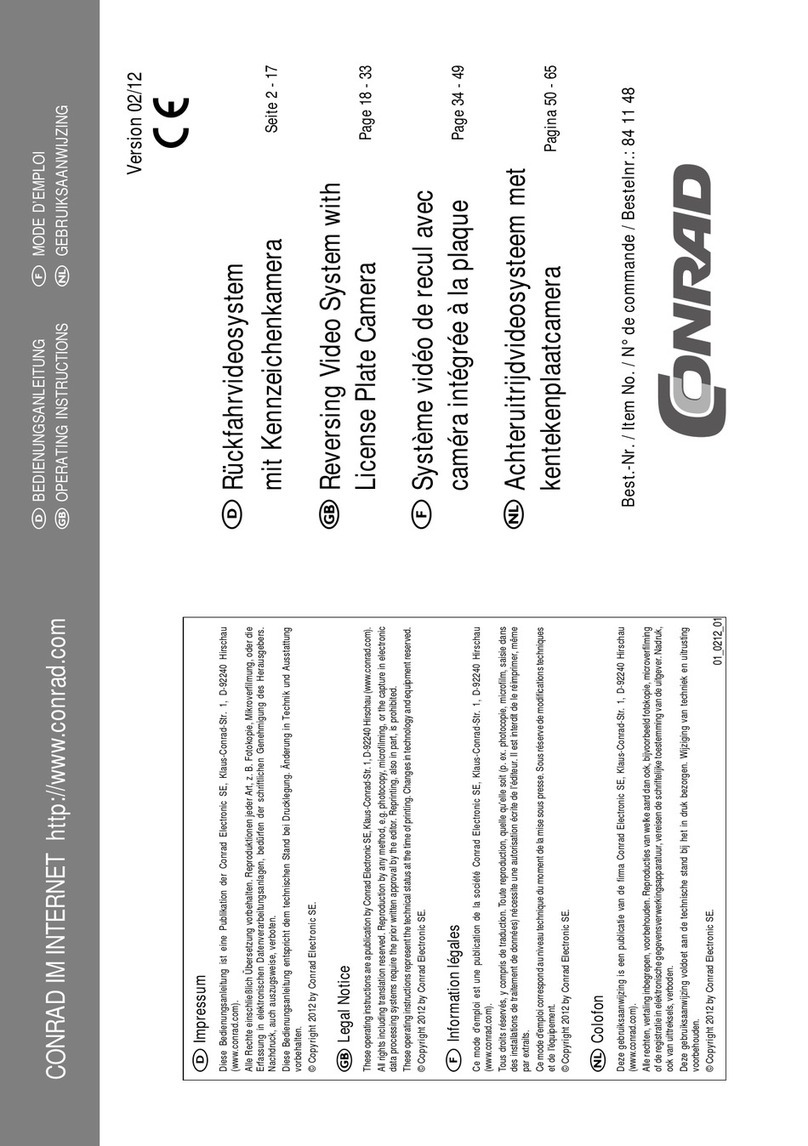 Conrad 84 11 48 operating instructions