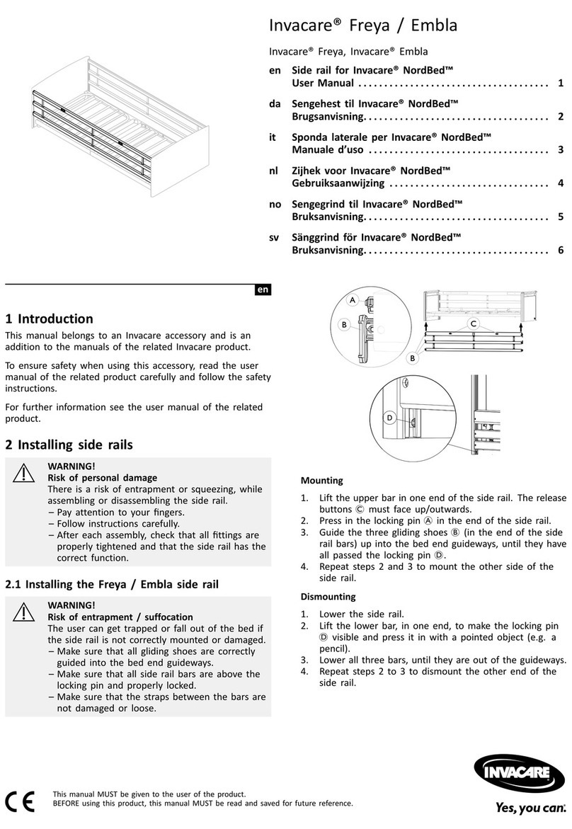 Invacare Freya User manual Invacare Freya User manual