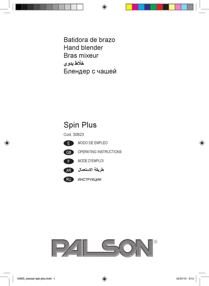 PALSON Spin Plus operating instructions