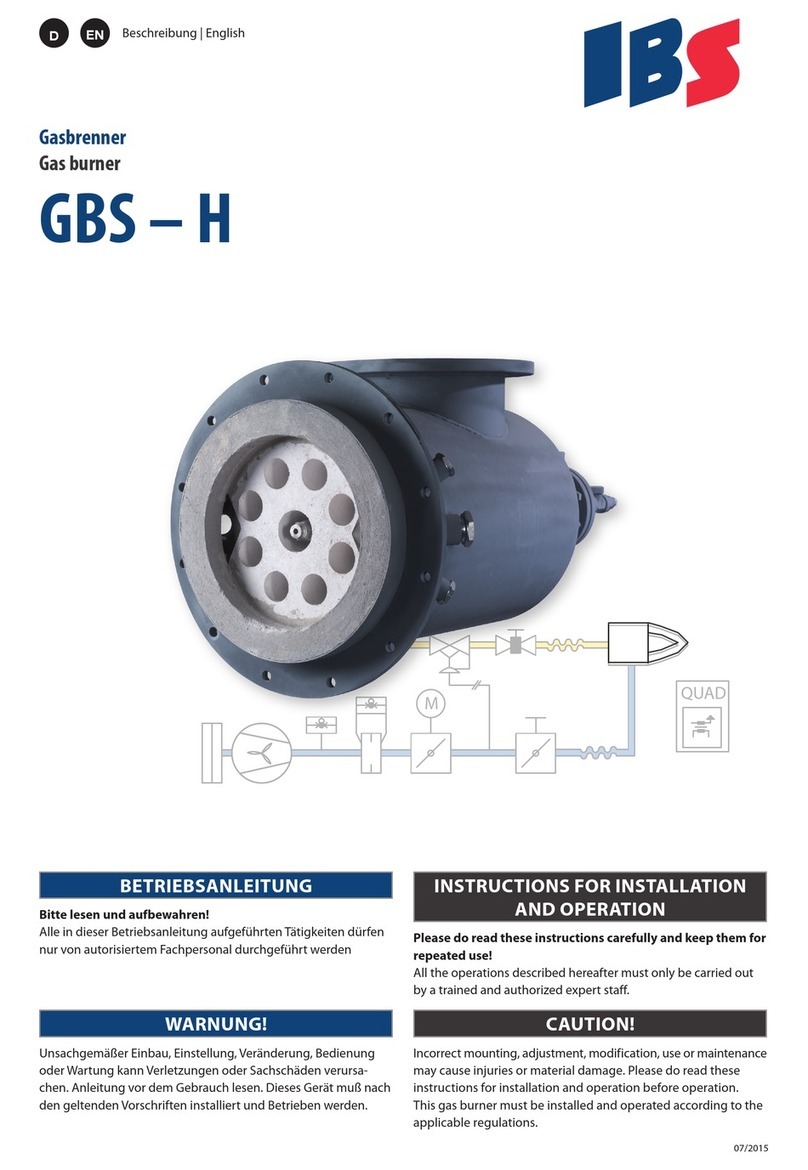 IBS GBS H Series Instructions for installation and operation IBS GBS H Series Instructions for installation and operation