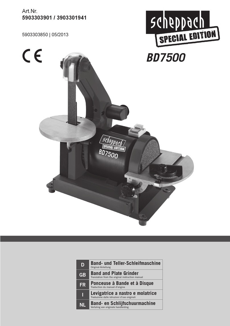 Scheppach BD7500 Translation from the original instruction manual