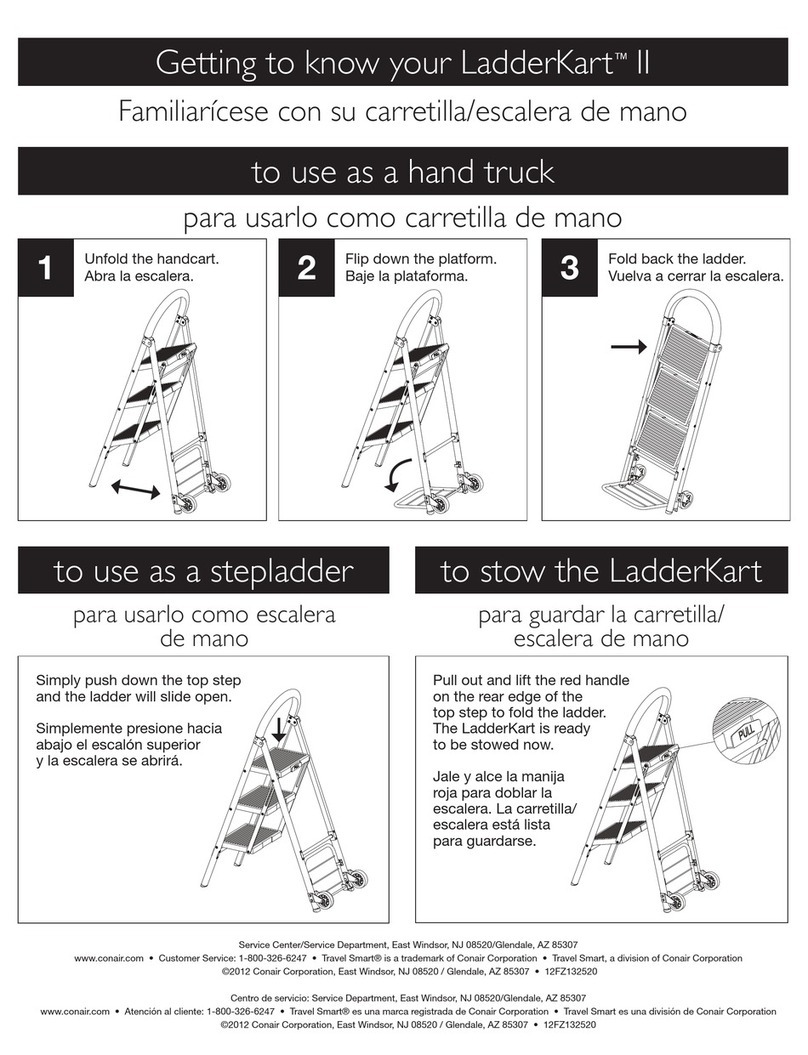 Conair LadderKart II Assembly instructions