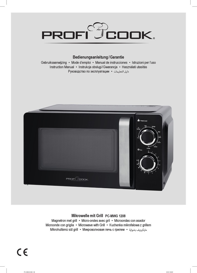 Proficook PC-MWG 1208 instruction manual