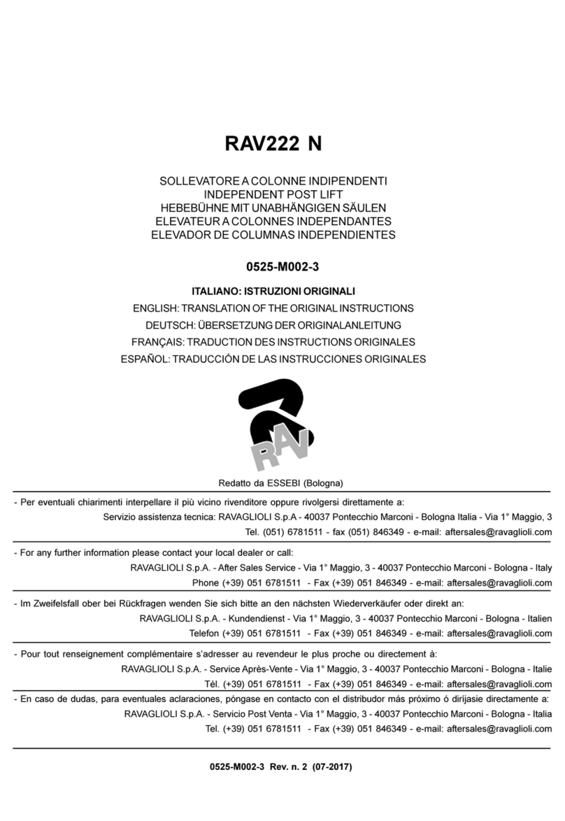 Ravaglioli RAV222 N Setup guide