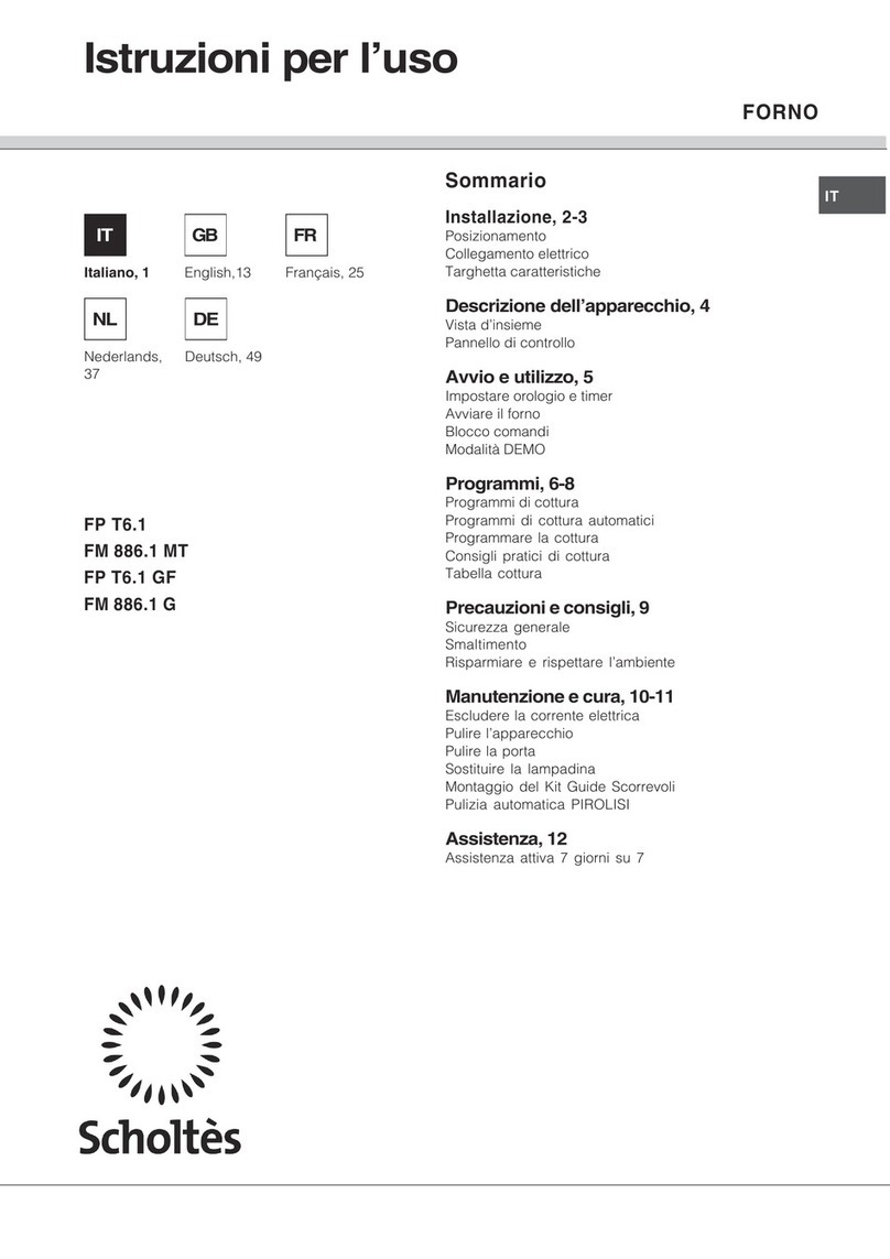 SCHOLTES FP T6.1 User manual