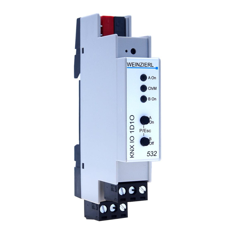 Weinzierl KNX IO 532 Operation and installation manual Weinzierl KNX IO 532 Operation and installation manual
