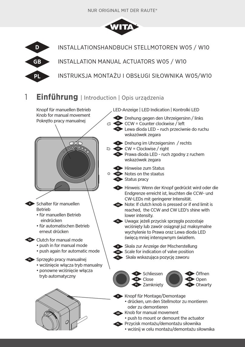 WITA W05 installation manual