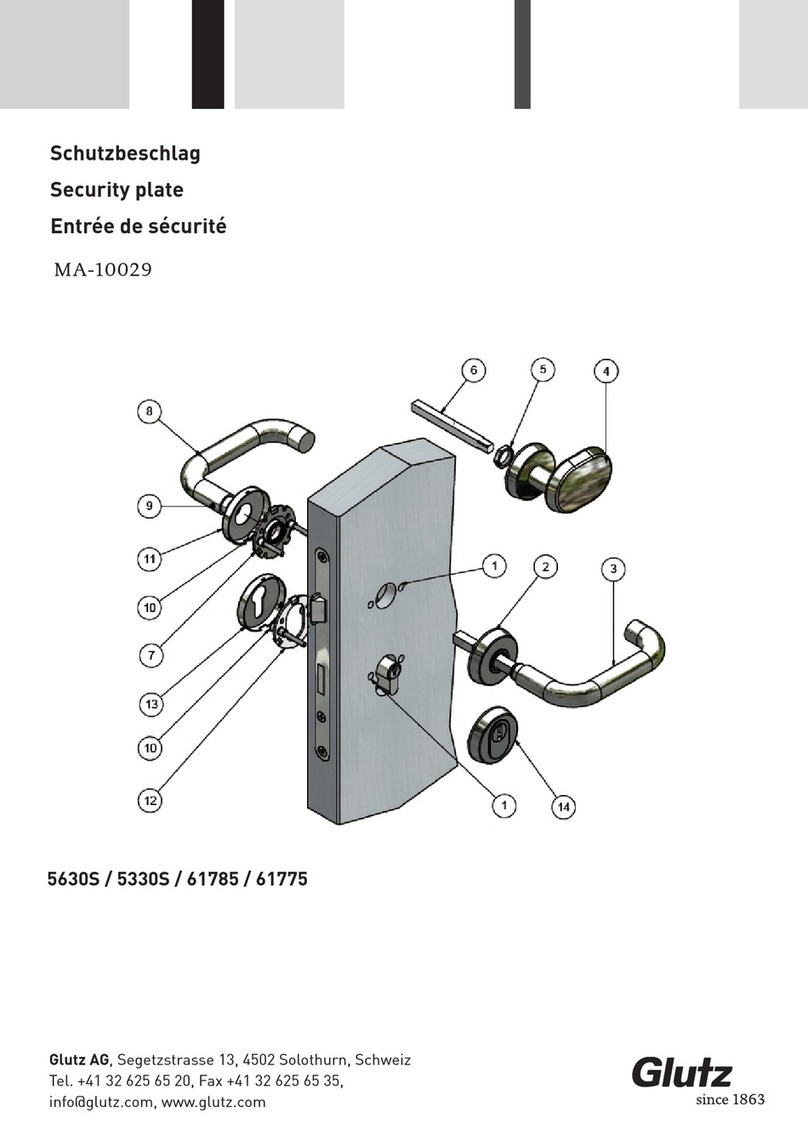 Glutz 5630S Fixing instructions