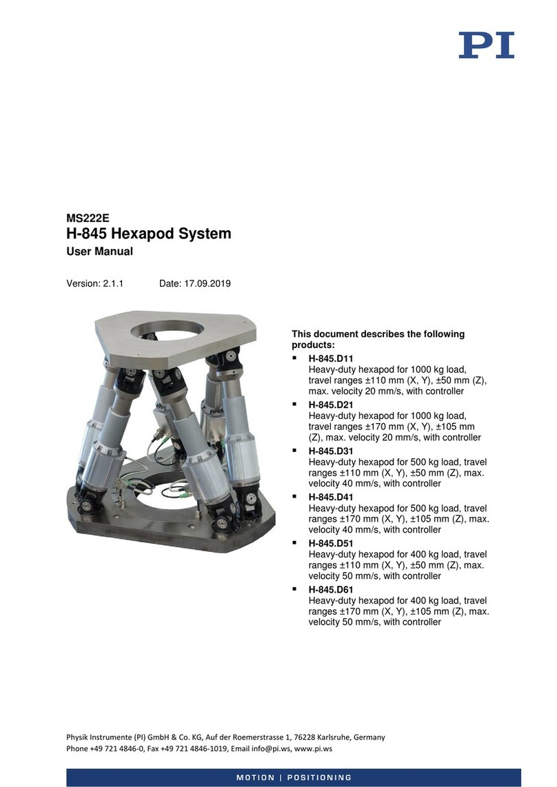 PI H-845 user manual