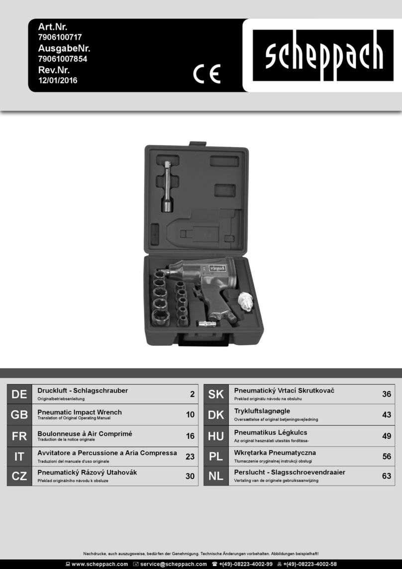 Scheppach 7906100717 Translation of original operating manual