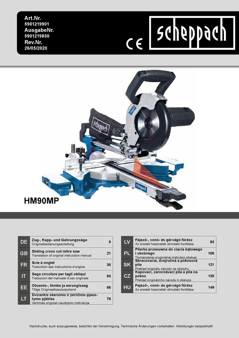 Scheppach HM90MP Instructions for use