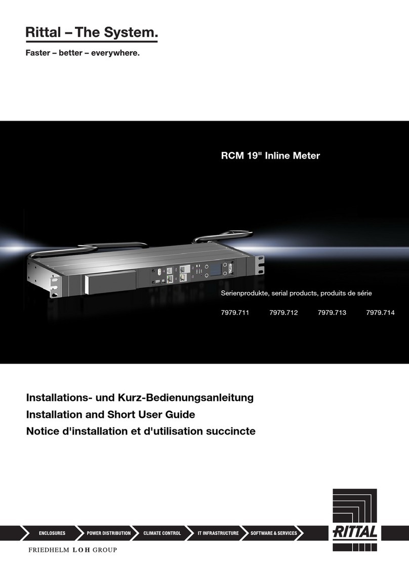 Rittal RCM 7979.711 Installation and Short User Guide