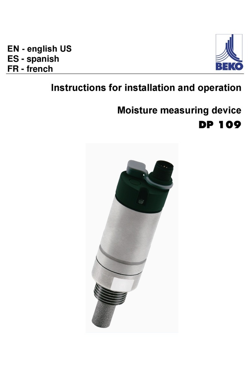 Beko DP 109 User guide
