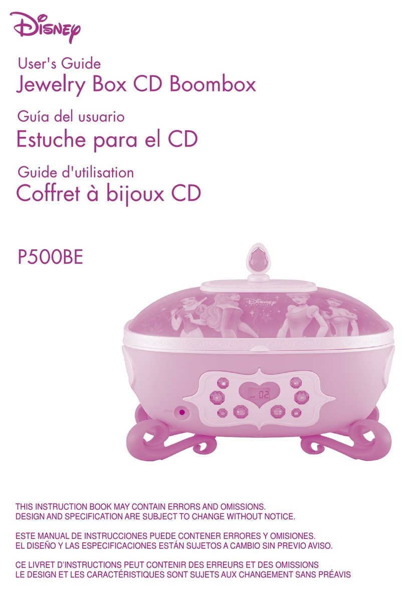 Disney P500BE user guide