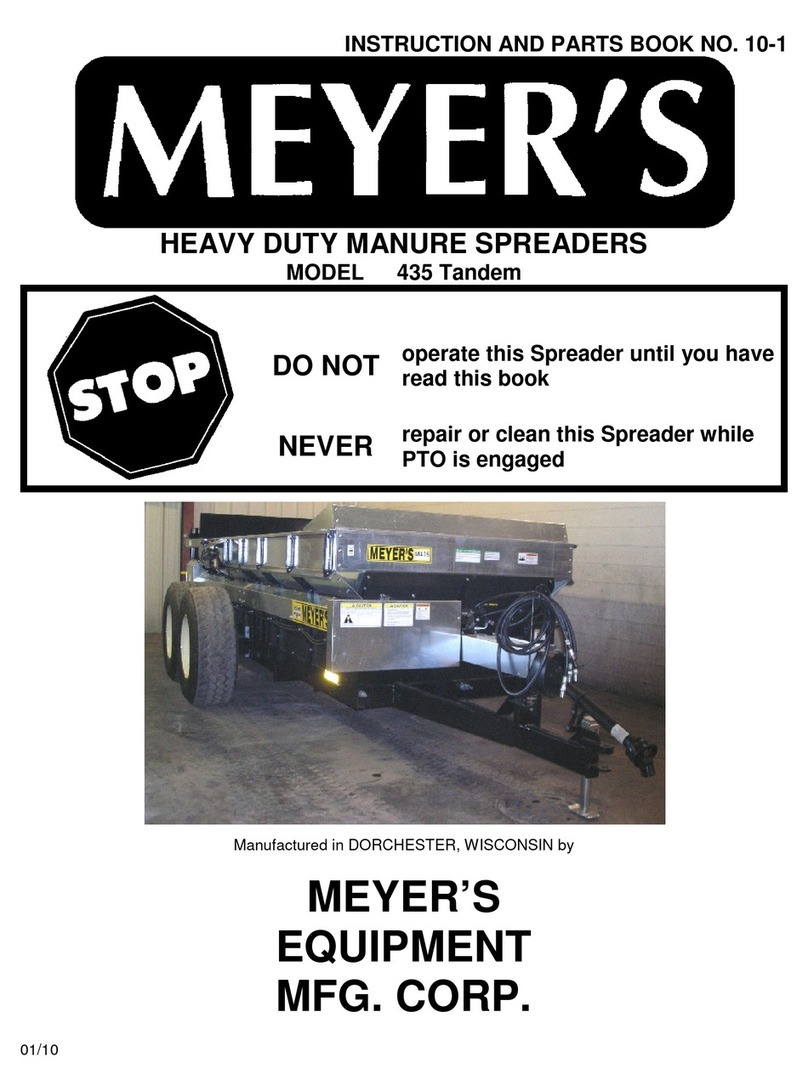 Meyer's 435 Tandem User manual