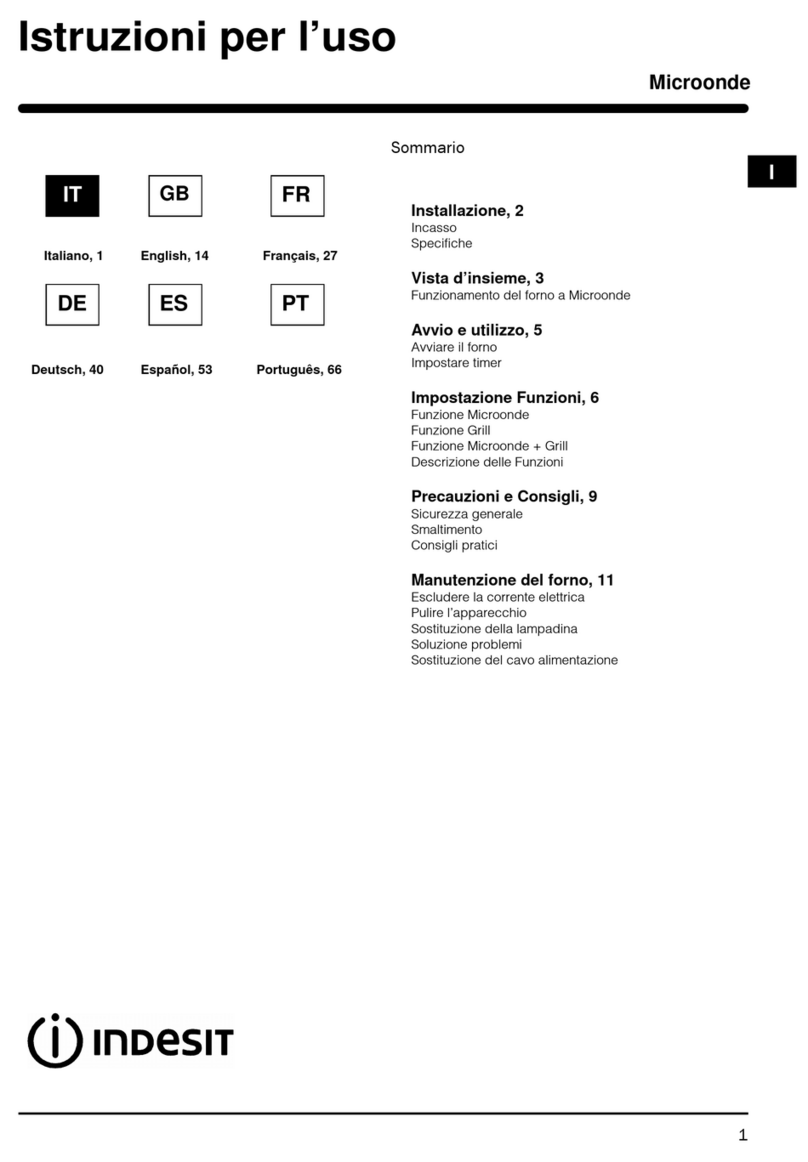 Indesit MWI12IX Instructions for use