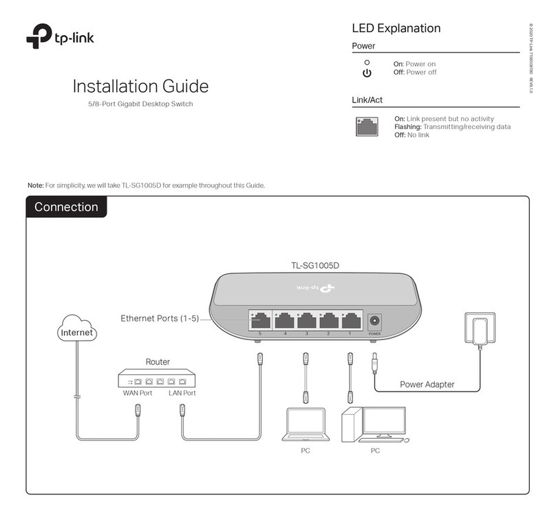 TP-Link TL-SG1005D User manual