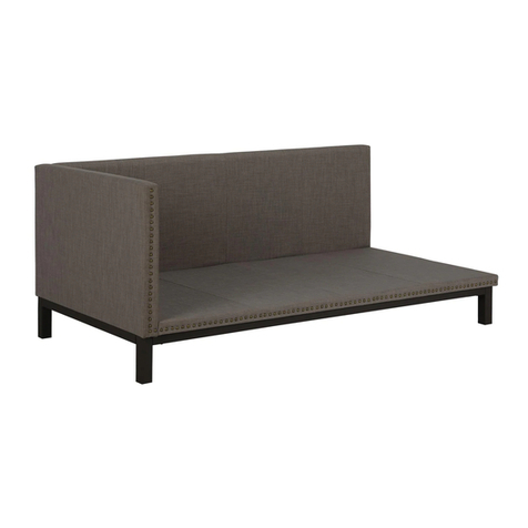 Dorel Home Products Mid Century Upholstered Modern Daybed... manual Dorel Home Products Mid Century Upholstered Modern Daybed... manual