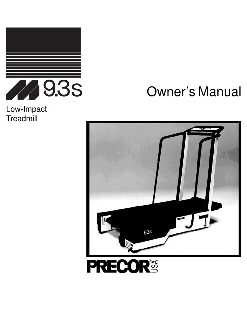 Precor M9.3s User manual Precor M9.3s User manual