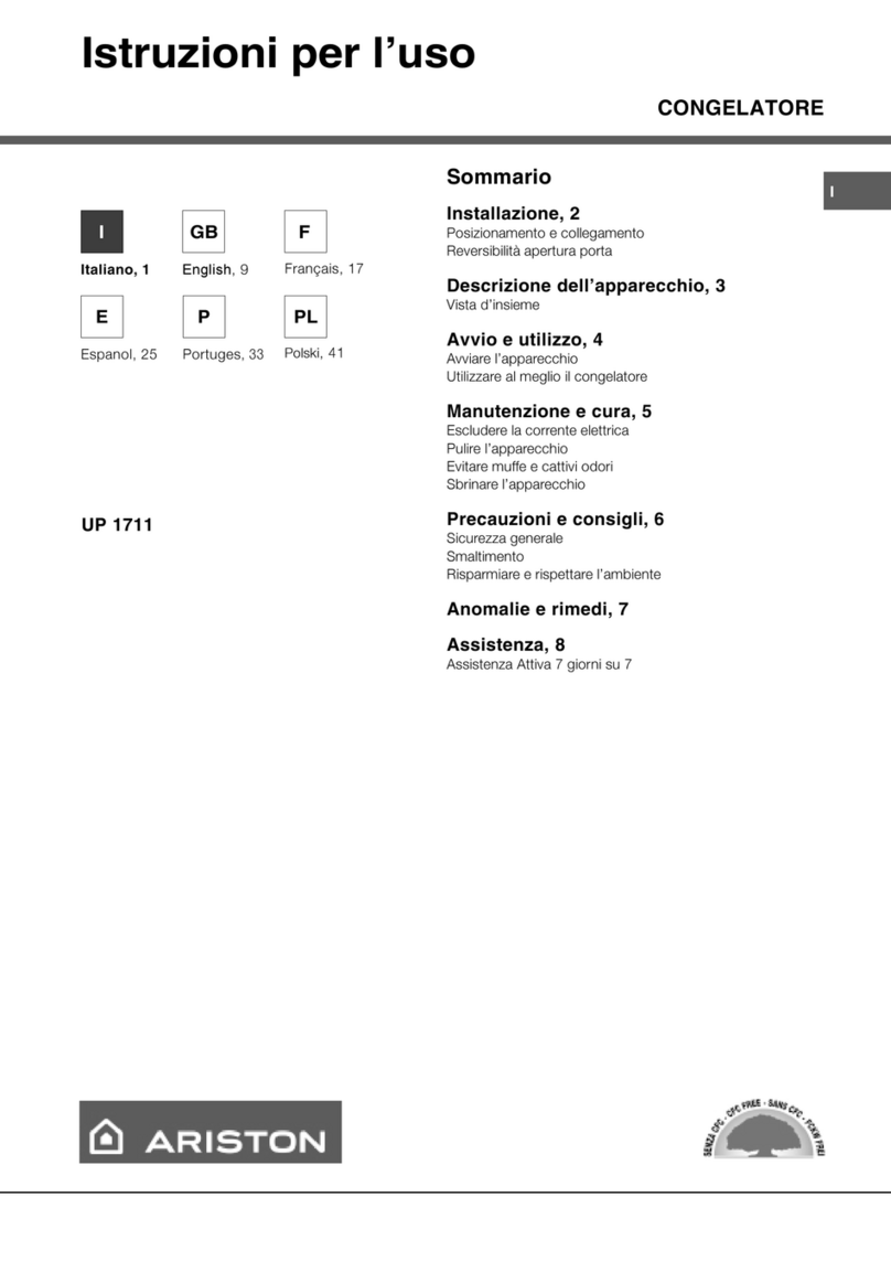 Ariston RG 2330 User manual