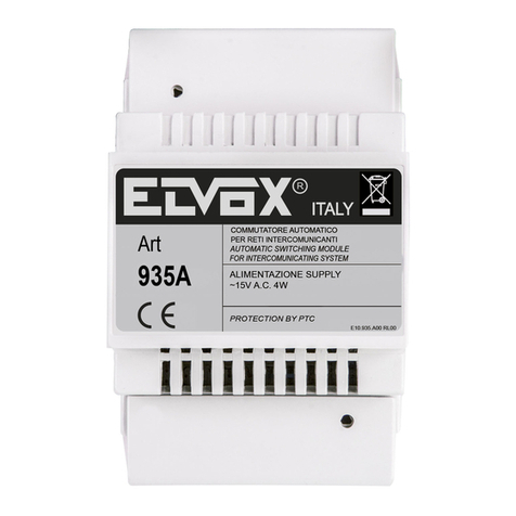 Vimar ELVOX 935A User manual