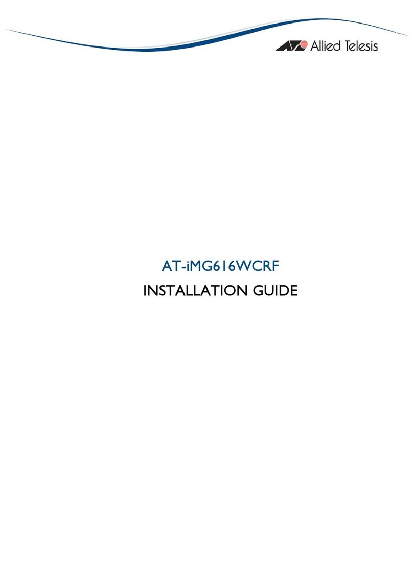 Allied Telesis AT-iMG616WCRF User manual