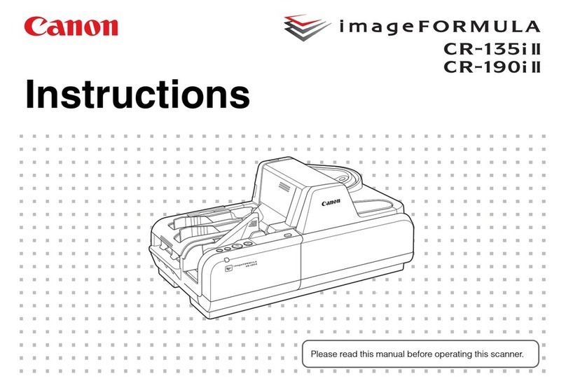 Canon imageFORMULA CR-135i II instructions