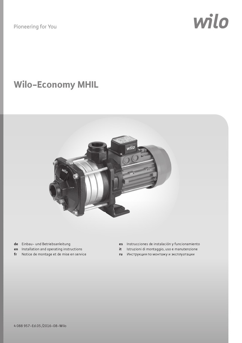 Wilo Economy MHIL Series User manual