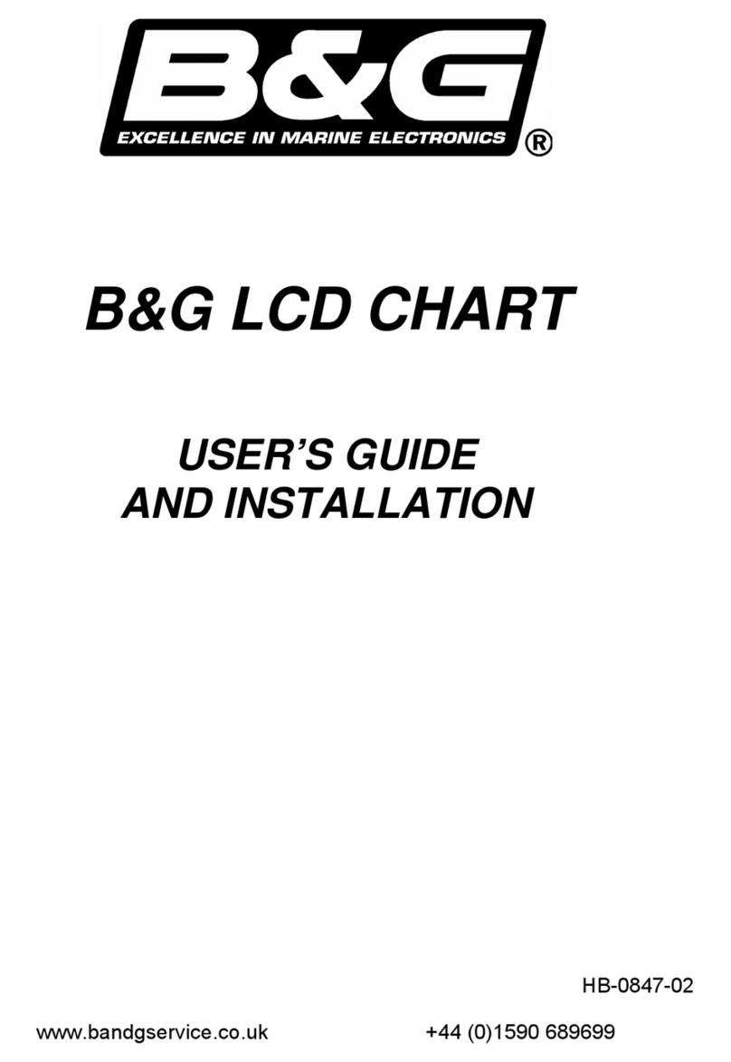B&G LCD CHART Instruction Manual