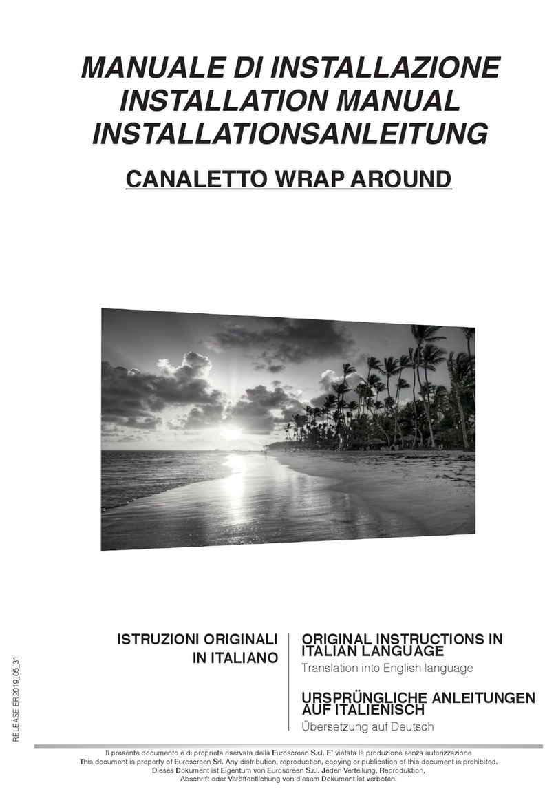 Euroscreen CANALETTO WRAP AROUND installation manual