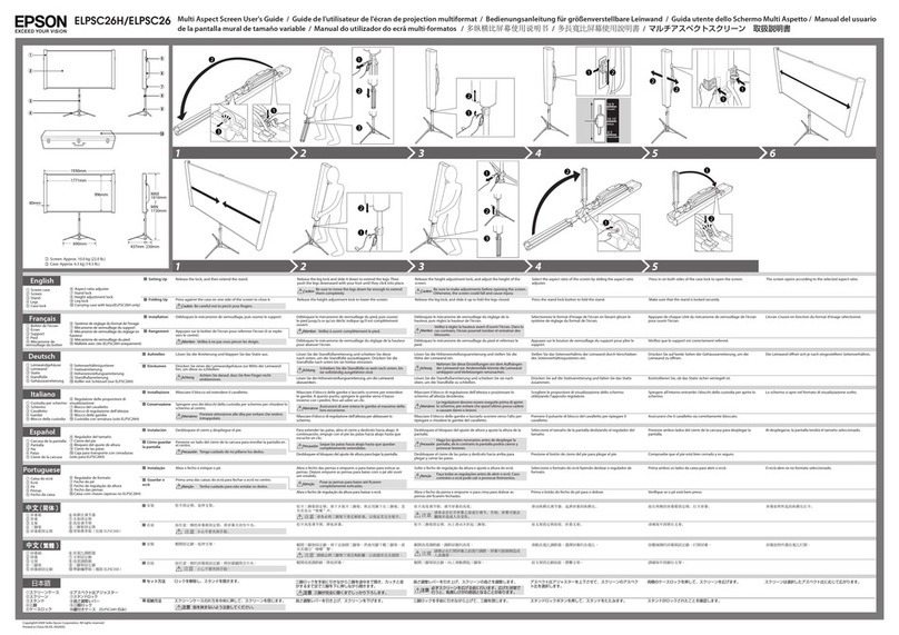 Epson ELPSC26H User manual