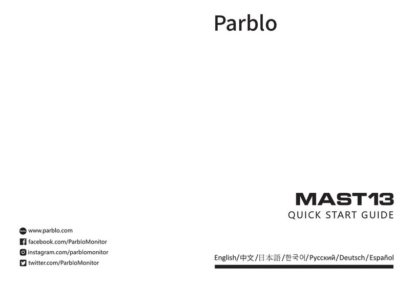 Parblo Mast13 User manual