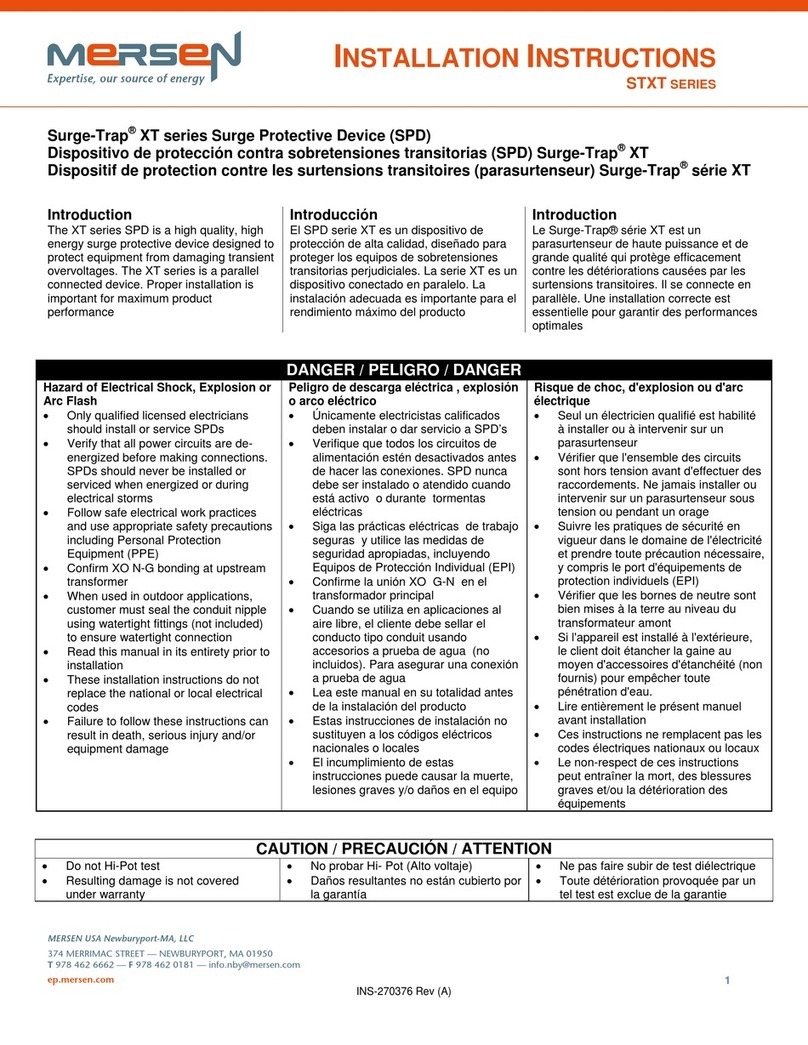 Mersen STXT Series installation instructions