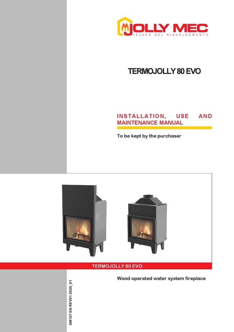 Jolly Mec TERMOJOLLY 80 EVO Installation, use and maintenance manual Jolly Mec TERMOJOLLY 80 EVO Installation, use and maintenance manual