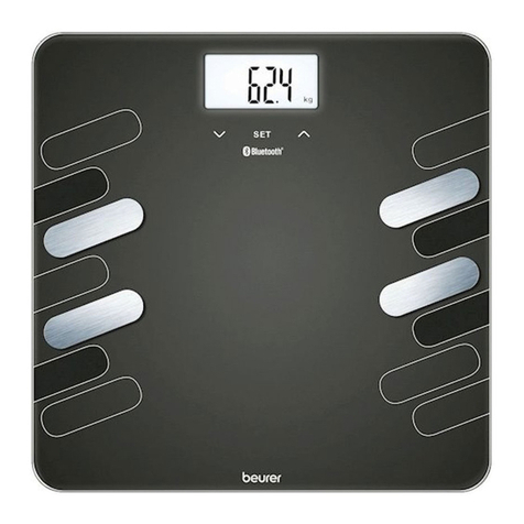 Beurer BF600 quick start guide