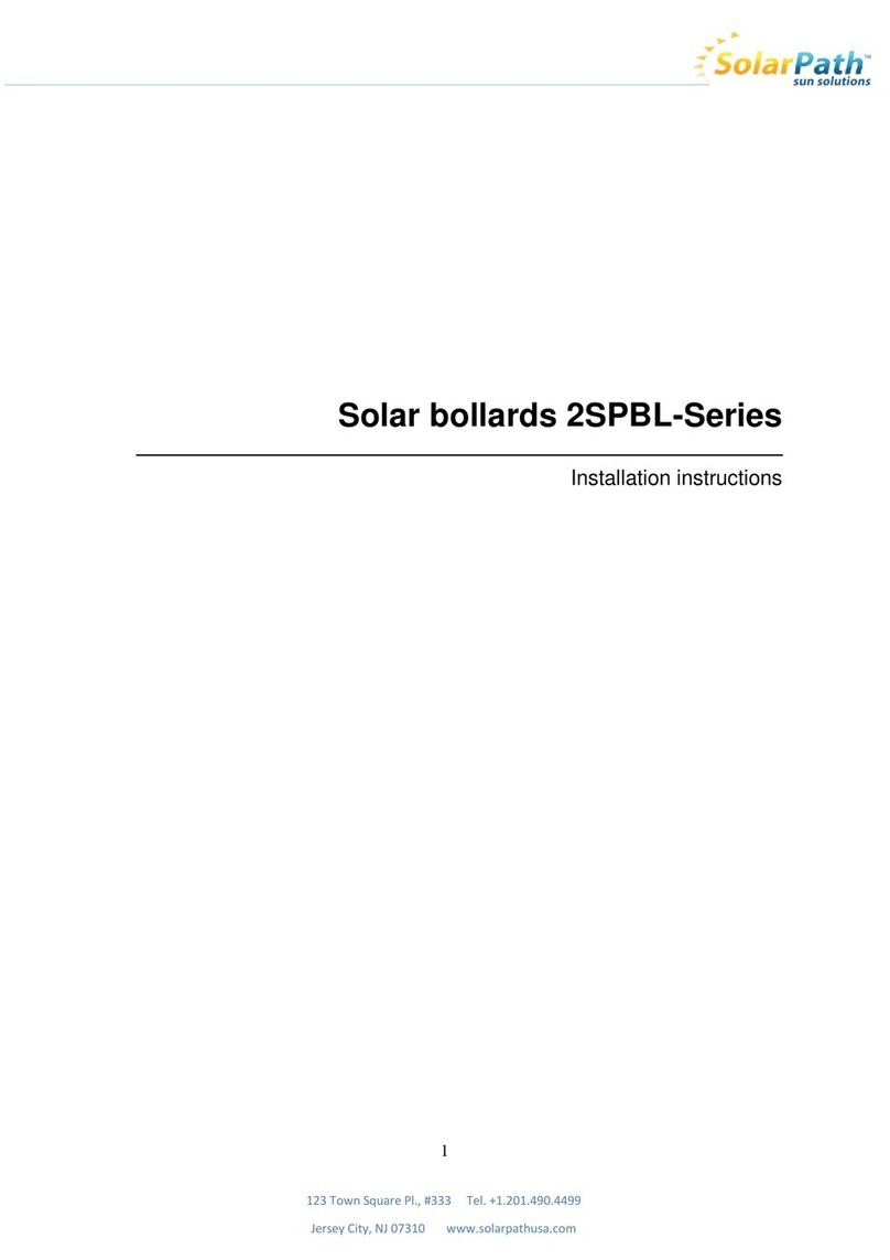 SolarPath 2SPBL Series User manual
