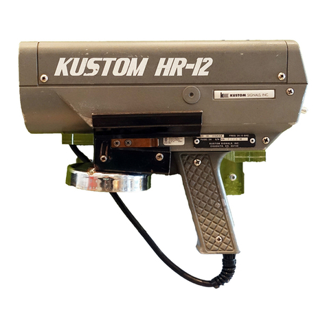 Kustom Signals HR-12 Operator's manual