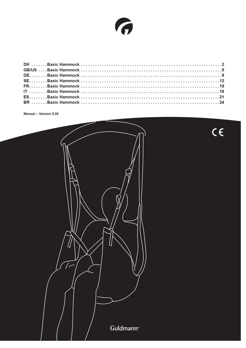 Guldmann BASIC HAMMOCK User manual Guldmann BASIC HAMMOCK User manual