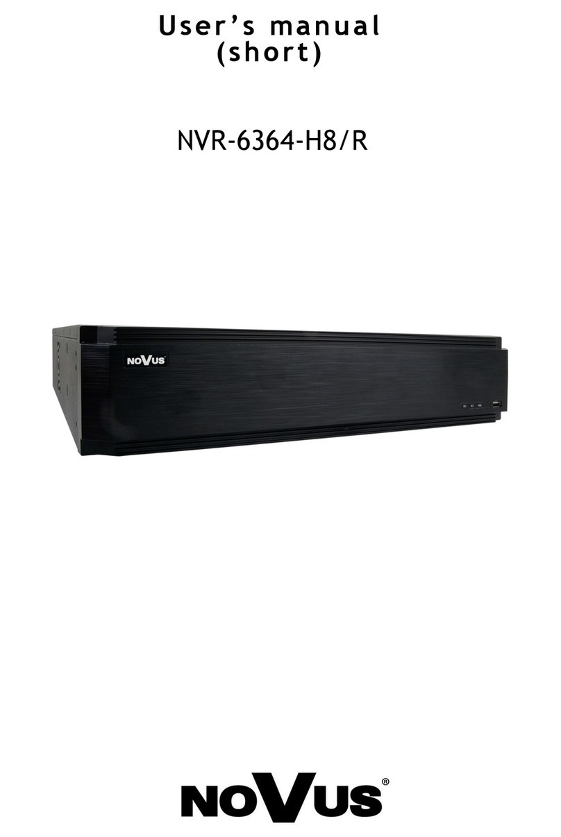 Novus NVR-6364-H8/R user manual