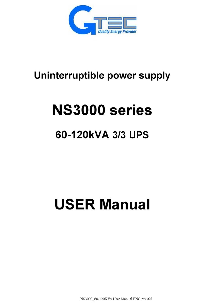 Gtec NS3000 Series user manual