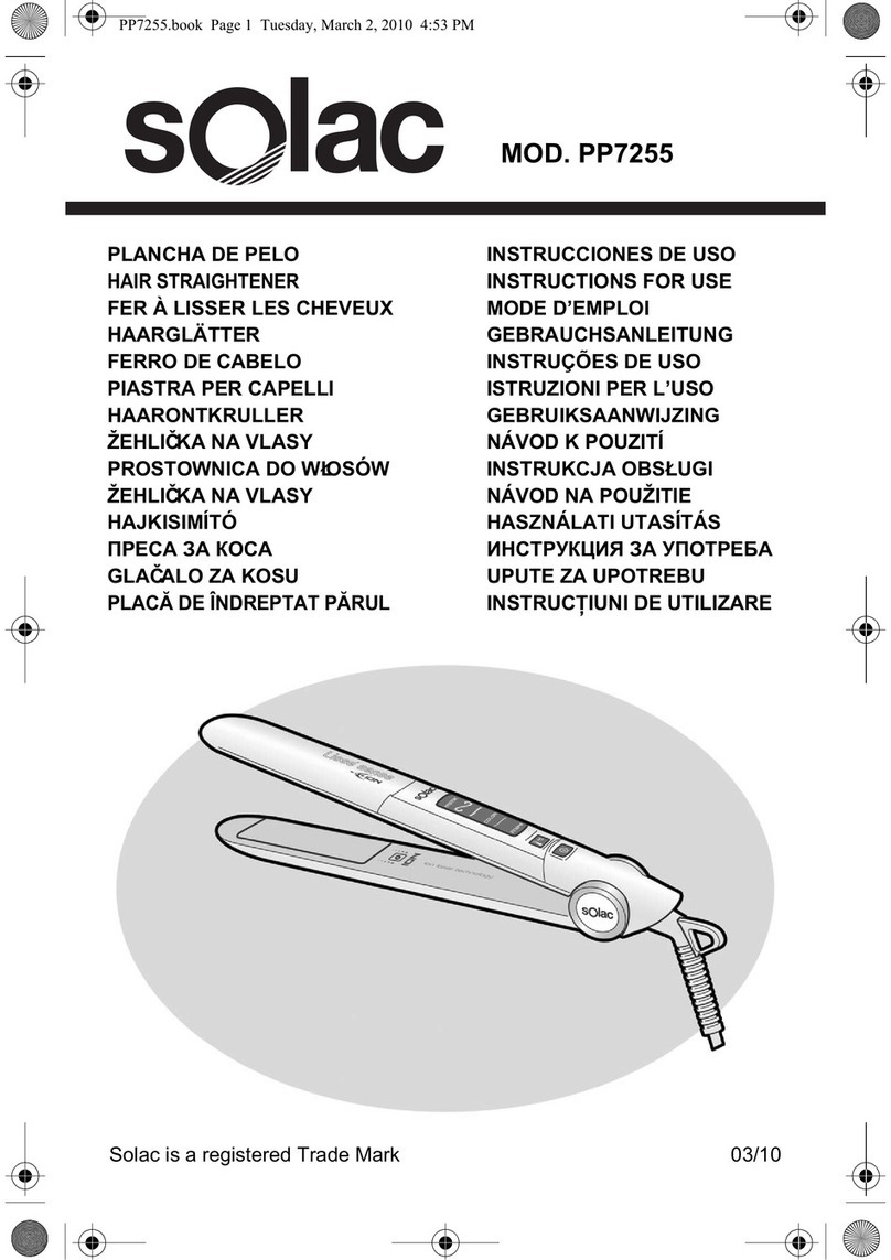SOLAC PP7255 User manual