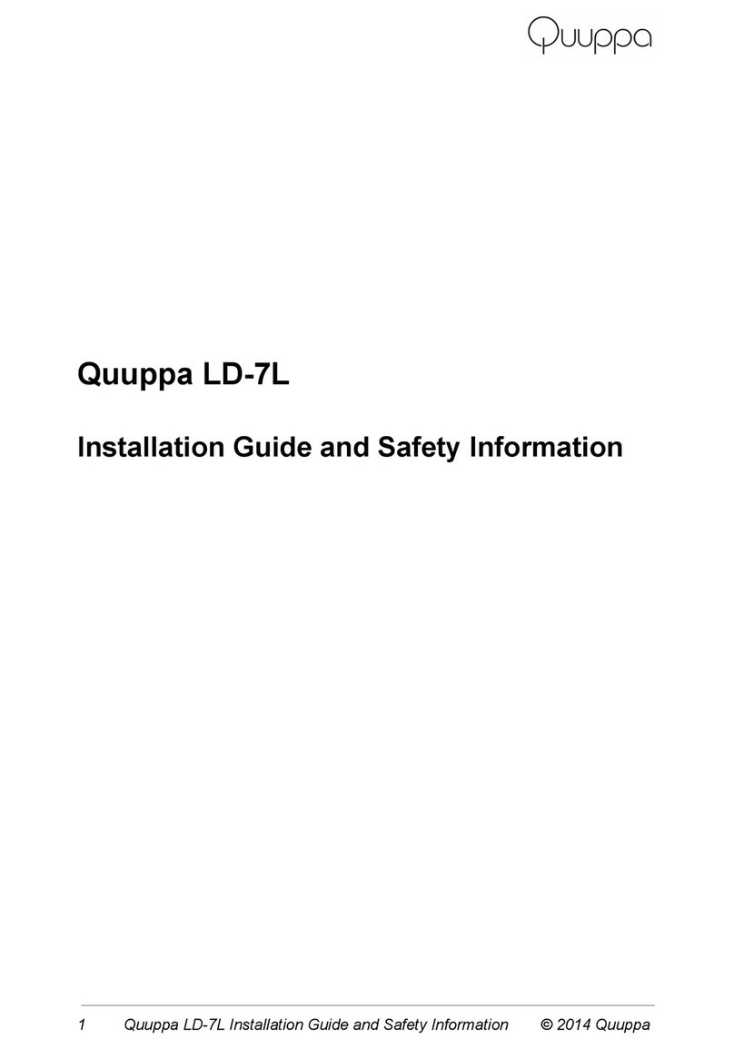 Quuppa LD-7L Installation Guide & Safety Information