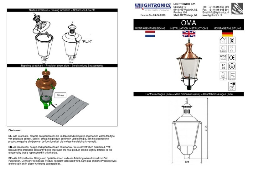 Lightronics OMA User manual