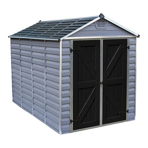 Palram Skylight Shed Assembly instructions