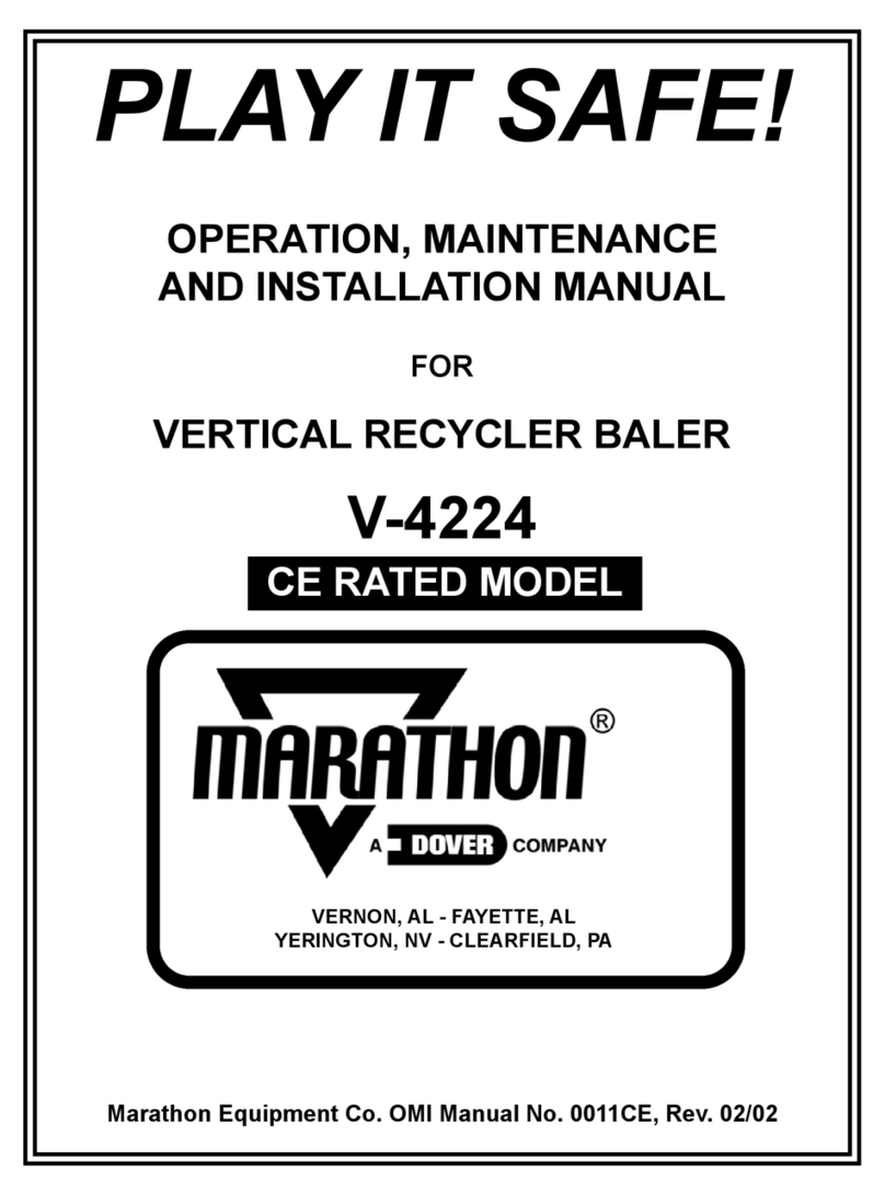 Dover Marathon V-4224 User manual