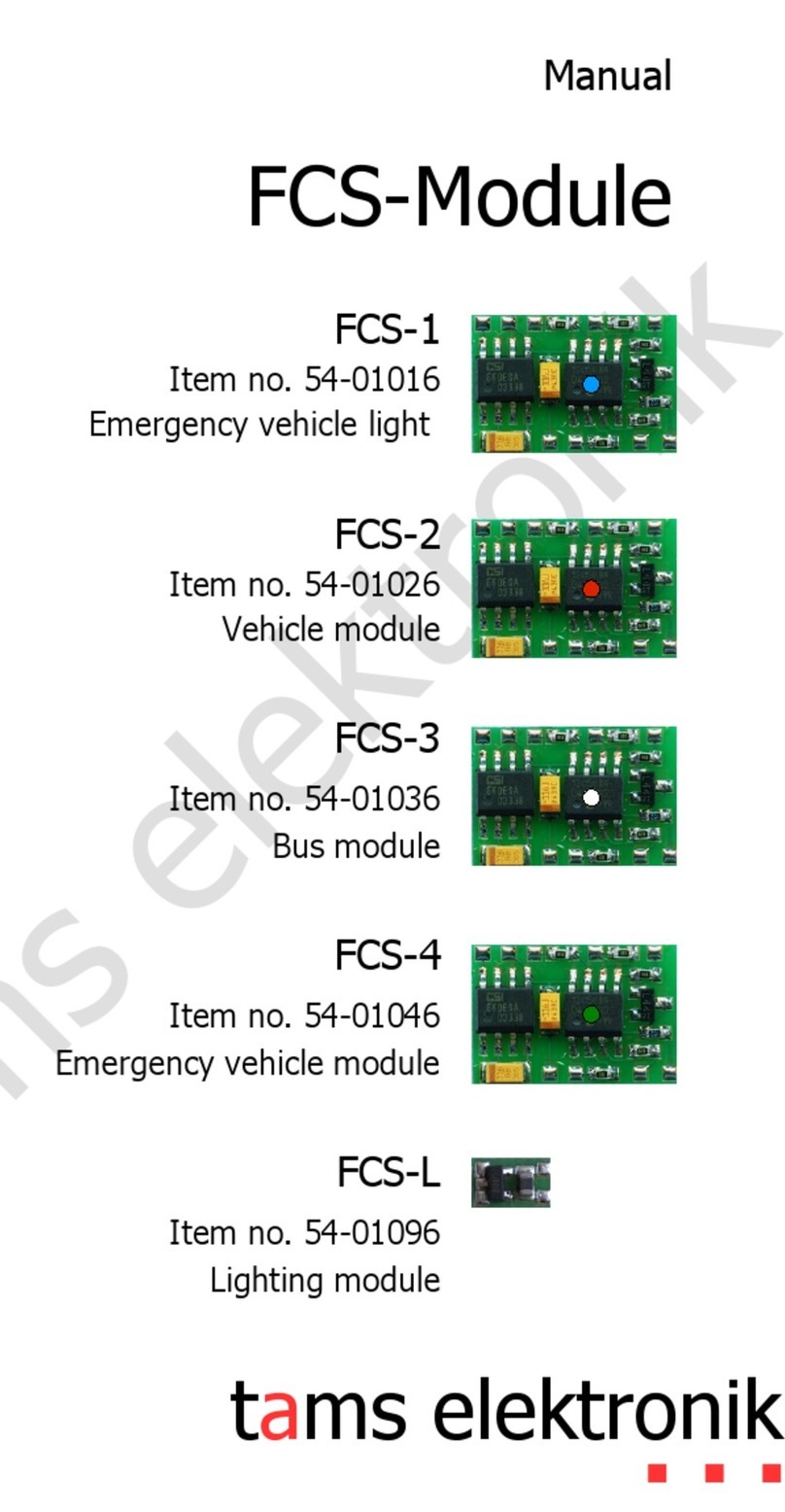 tams elektronik FCS Series User manual